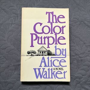 The Color Purple by Alice Walker 1st Edition "HIJ" 1982 Paperback Book VTG HBJP